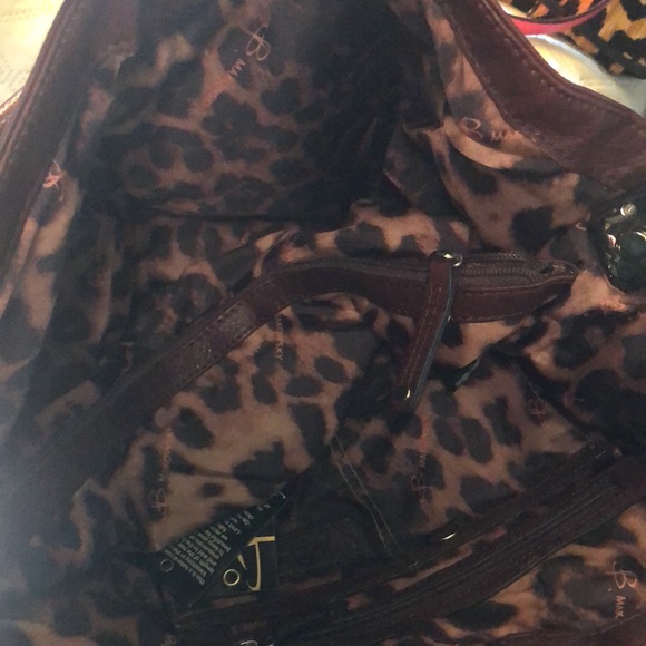 B.Makowsky Leopard Print & Fringe Bag EUC - Picture 6 of 6